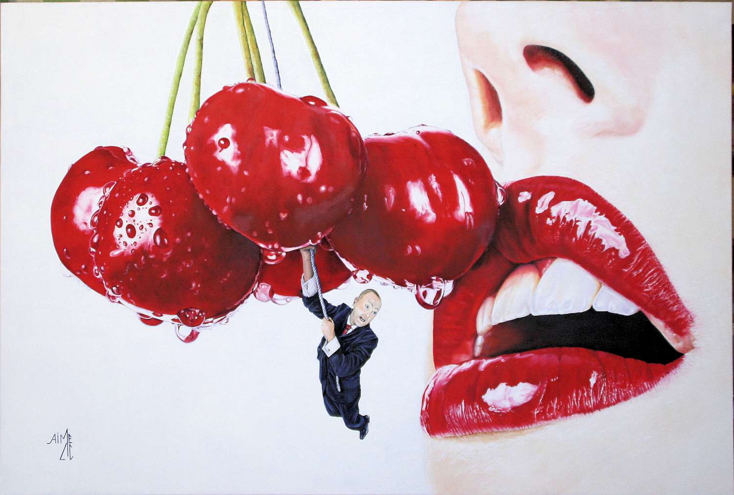 huile sur toile de Martine Cadoret