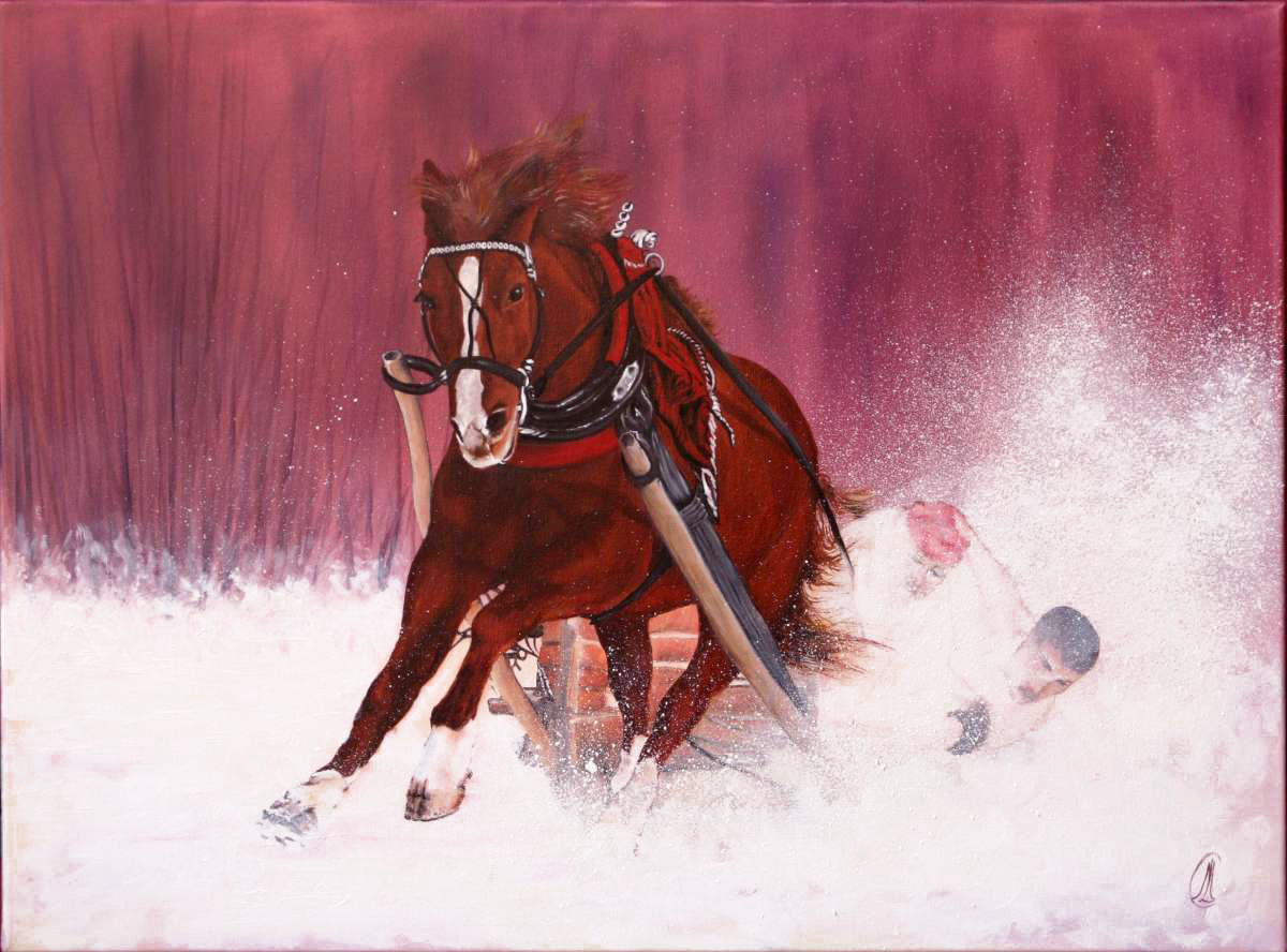 troka Huile sur toile 60x80 cm