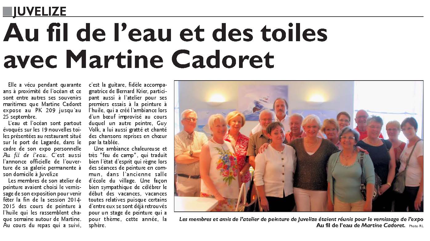 R&eacute;publicain Lorrain du 11 juillet 2015